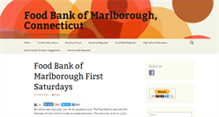 Desktop Screenshot of foodbankofmarlborough.org