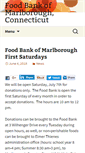 Mobile Screenshot of foodbankofmarlborough.org